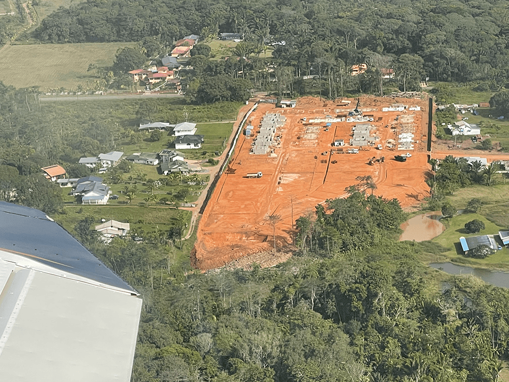 Construction d'une résidence de 108 maisons de ville